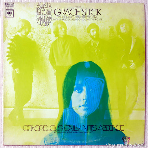 The Great Society With Grace Slick ‎– Conspicuous Only In Its Absence vinyl record front cover