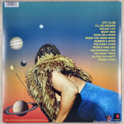The Growlers ‎– City Club vinyl record back cover