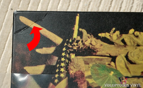 The Growlers ‎– Hung At Heart vinyl record front cover top left corner