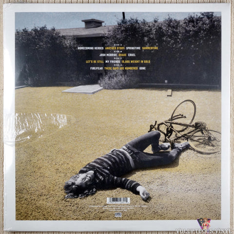 The Head And The Heart ‎– Let's Be Still vinyl record back cover