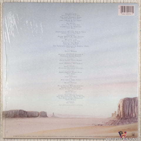 The Highwaymen – Highwayman vinyl record back cover