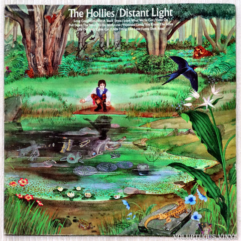 The Hollies ‎– Distant Light vinyl record front cover