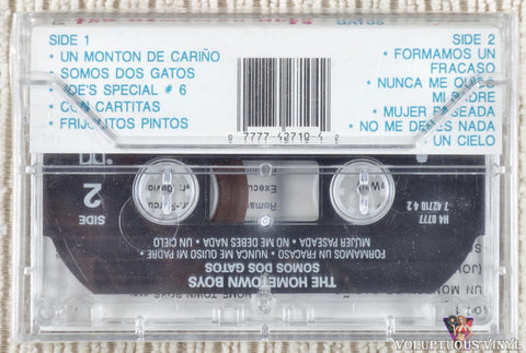 The Hometown Boys – Somos Dos Gatos cassette tape back cover