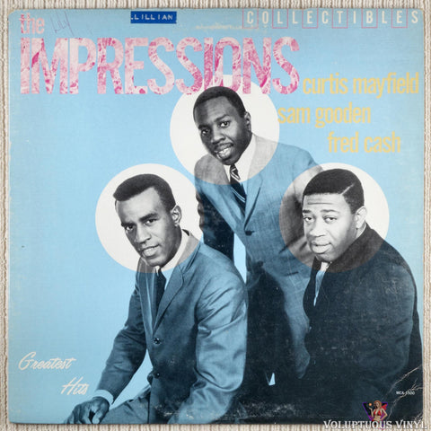 The Impressions – Greatest Hits vinyl record front cover