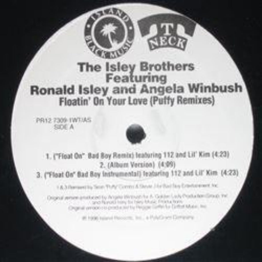 The Isley Brothers Featuring Ronald Isley And Angela Winbush ‎– Floatin' On Your Love vinyl record Side A