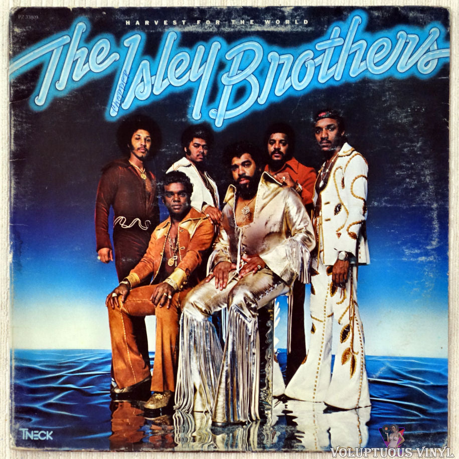 The Isley Brothers ‎– Harvest For The World vinyl record front cover