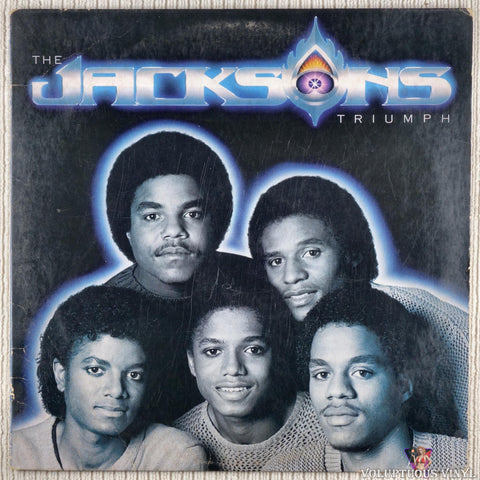 The Jacksons – Triumph vinyl record front cover