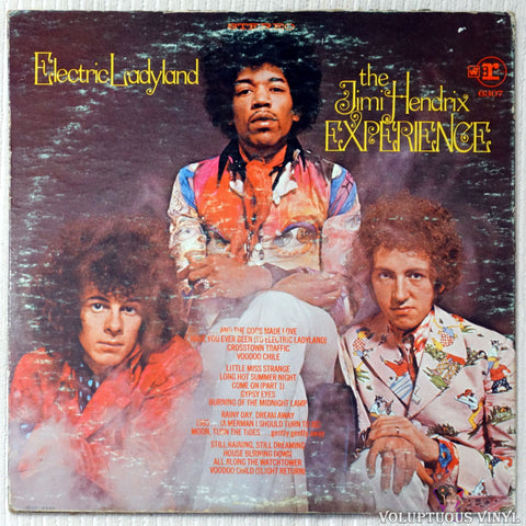 The Jimi Hendrix Experience ‎– Electric Ladyland vinyl record back cover