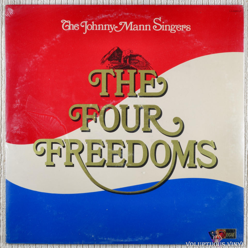 The Johnny Mann Singers – The Four Freedoms vinyl record front cover