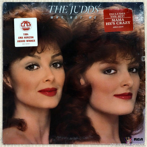 The Judds ‎– Why Not Me vinyl record front cover