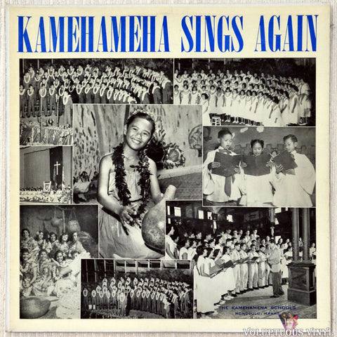 The Kamehameha Schools ‎– Kamehameha Sings Again vinyl record front cover