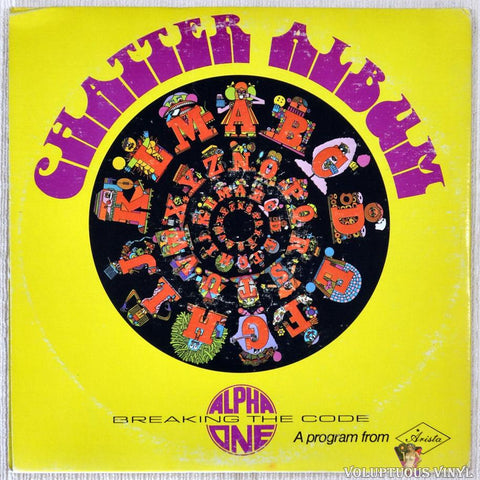 The Letter People ‎– Alpha One vinyl record back cover