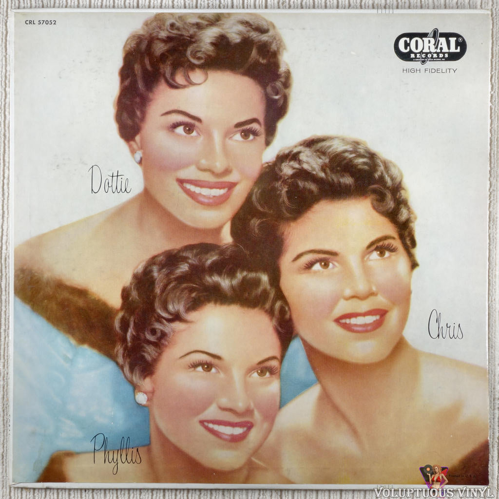 The McGuire Sisters – Chris, Phyllis And Dottie vinyl record front cover