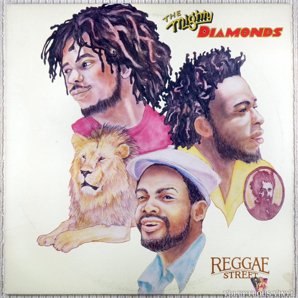 The Mighty Diamonds ‎– Reggae Street vinyl record front cover