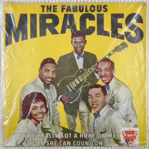 The Miracles – The Fabulous Miracles vinyl record front cover
