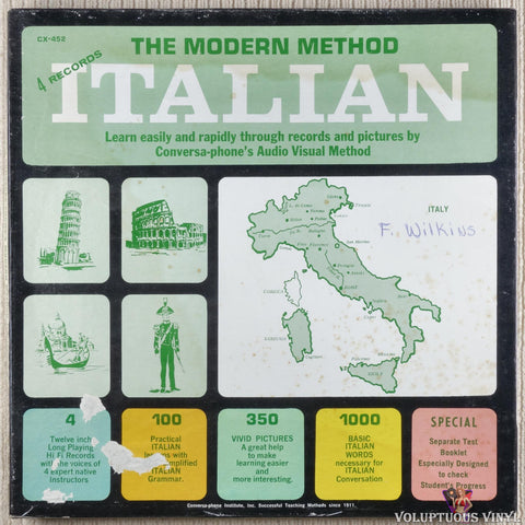 No Artist ‎– The Modern Method: Italian vinyl record front cover