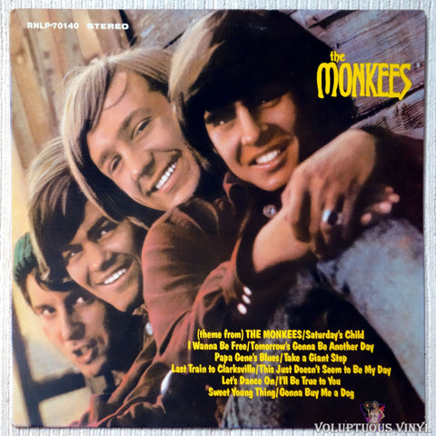 The Monkees ‎– The Monkees vinyl record front cover