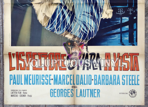 The Monocle (1964) - Italian 2F - Barbara Steele Caught In A Net film poster bottom half