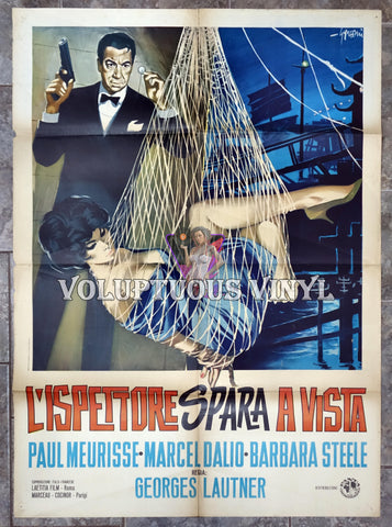 The Monocle (1964) - Italian 2F - Barbara Steele Caught In A Net