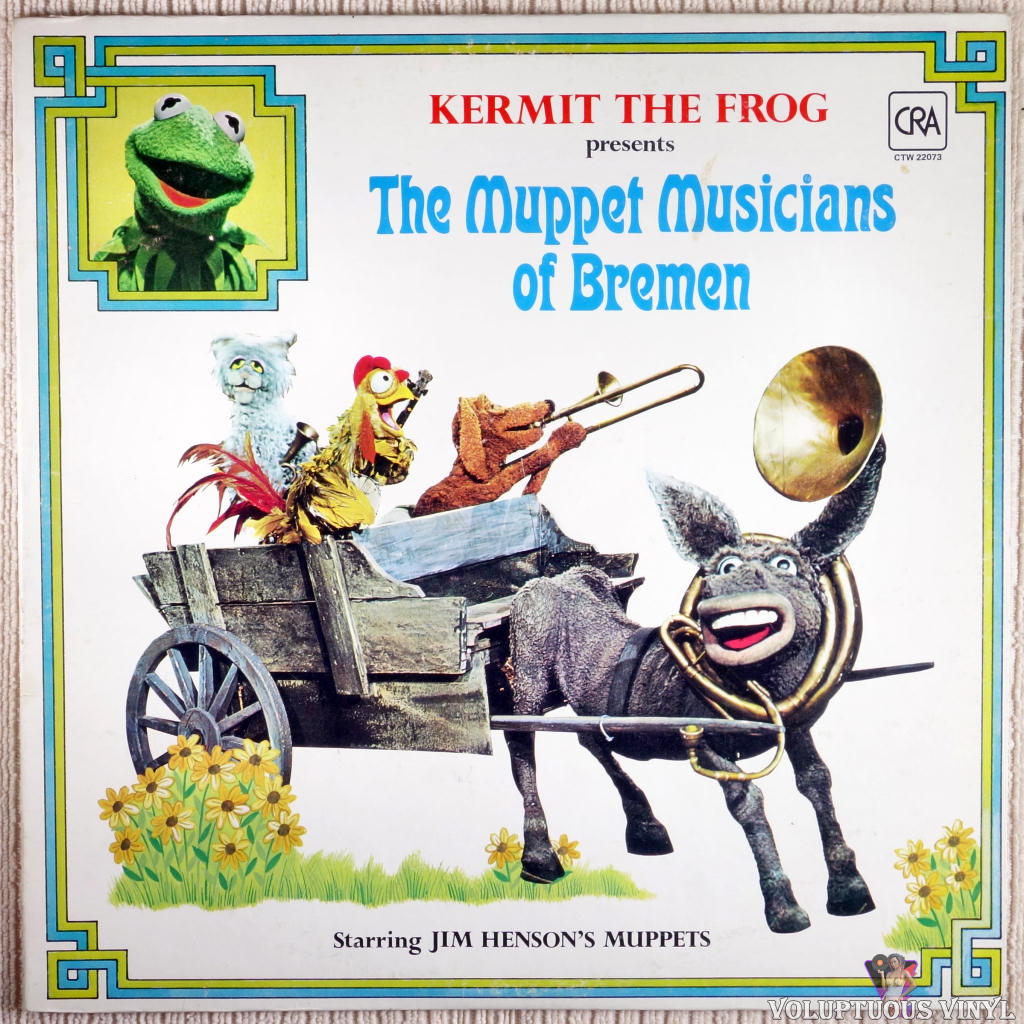 The Muppets ‎– The Muppet Musicians Of Bremen vinyl record front cover