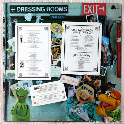 The Muppets ‎– The Muppet Show 2 vinyl record back cover