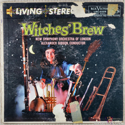 The New Symphony Orchestra Of London, Alexander Gibson – Witches' Brew vinyl record front cover