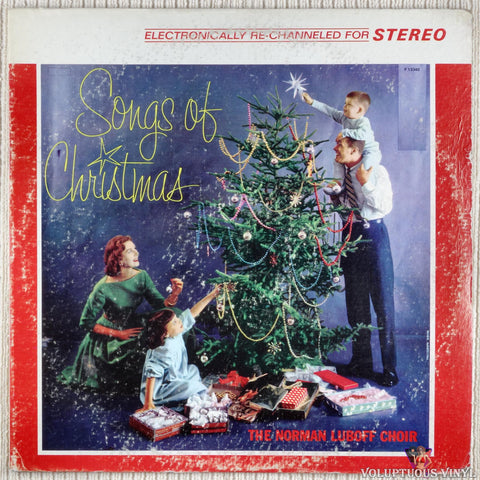 The Norman Luboff Choir – Songs Of Christmas vinyl record front cover