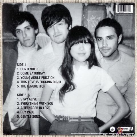 The Pains Of Being Pure At Heart ‎– The Pains Of Being Pure At Heart vinyl record back cover