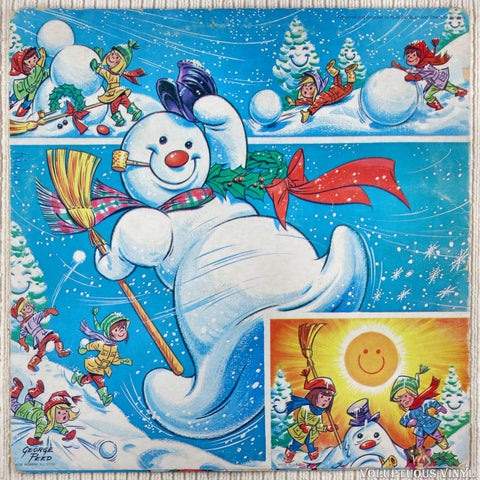 The Peppermint Kandy Kids – Frosty The Snowman vinyl record back cover
