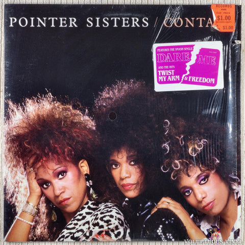 The Pointer Sisters – Contact vinyl record front cover
