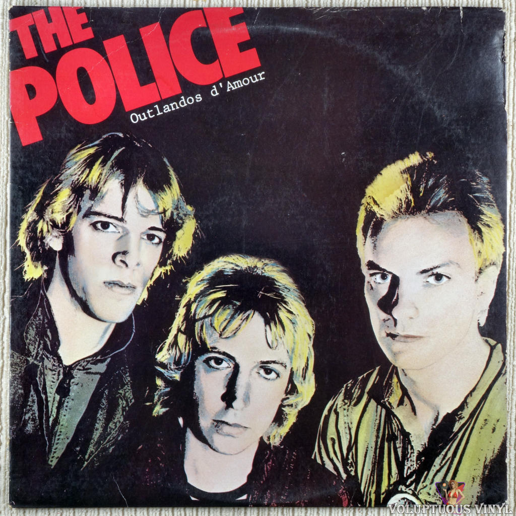 The Police ‎– Outlandos D'Amour vinyl record front cover