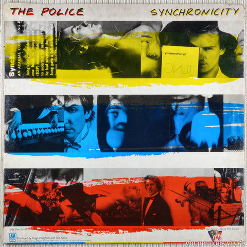 The Police ‎– Synchronicity vinyl record back cover