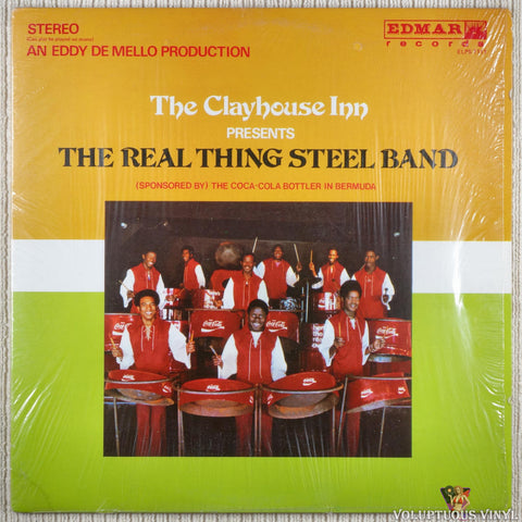 The Real Thing Steel Band – The Clay House Inn, Presents The Real Thing Steel Band vinyl record front cover