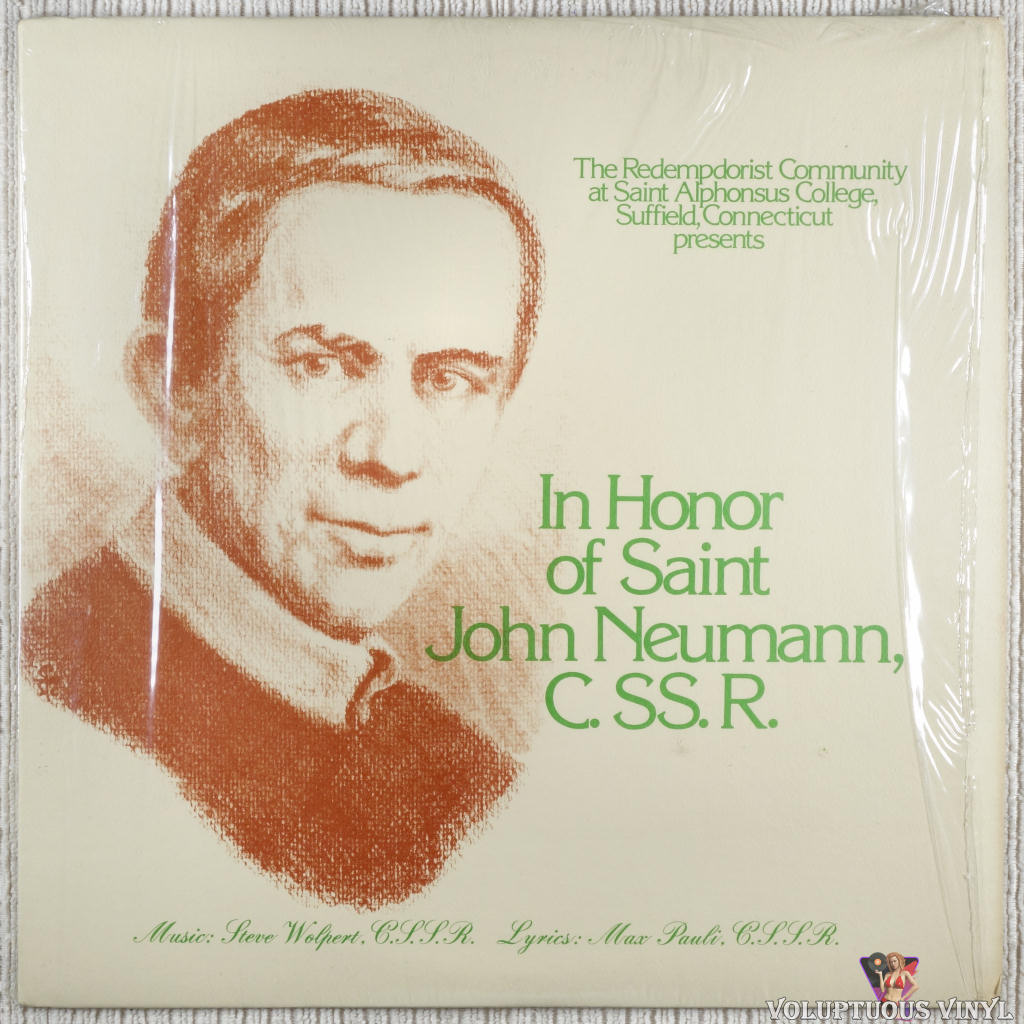 The Redempdorist Community At Saint Alphonsus College – In Honor Of Saint John Neumann, C.SS.R. vinyl record front cover