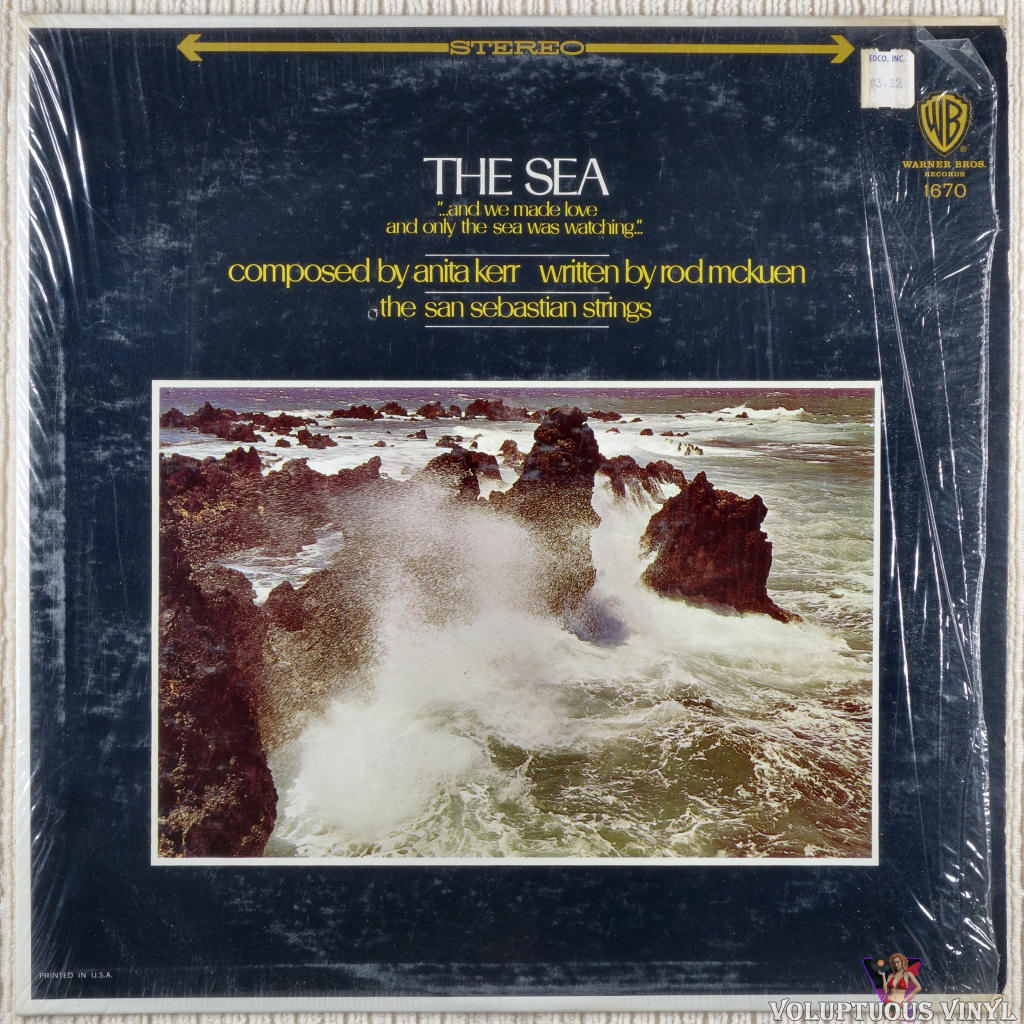 The San Sebastian Strings, Anita Kerr, Rod McKuen – The Sea vinyl record front cover