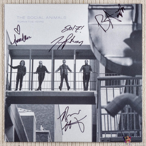 The Social Animals ‎– Formative Years vinyl record front cover