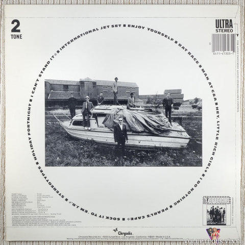 The Specials – More Specials vinyl record back cover