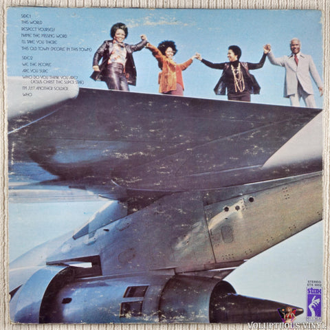 The Staple Singers – Be Altitude: Respect Yourself vinyl record back cover