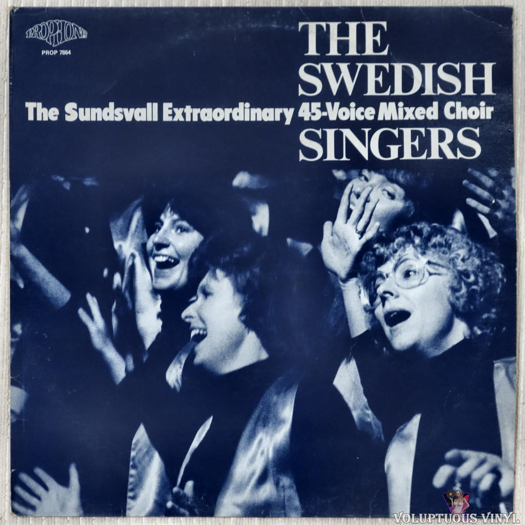 The Swedish Singers ‎– The Sundsvall Extraordinary 45-Voice Mixed Choir vinyl record front cover