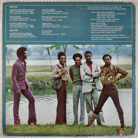 The Temptations ‎– All Directions vinyl record back cover