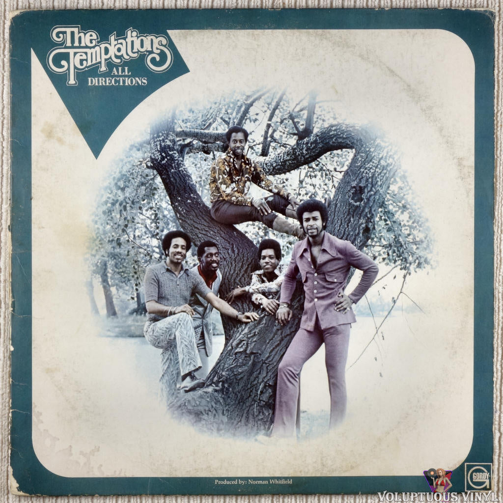 The Temptations ‎– All Directions vinyl record front cover