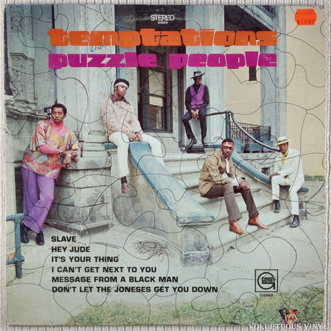 The Temptations ‎– Puzzle People vinyl record front cover