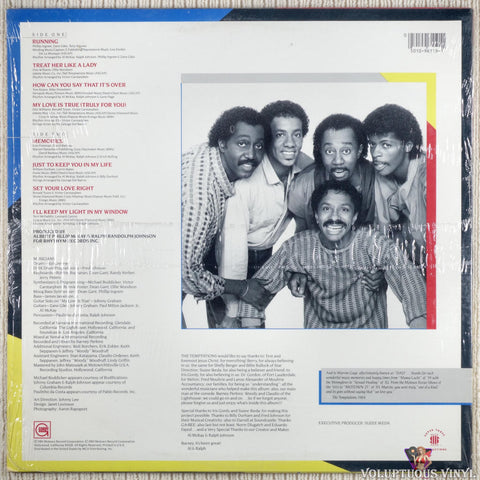 The Temptations – Truly For You vinyl record back cover
