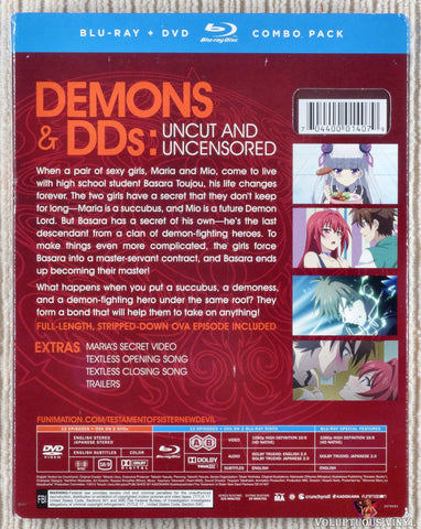 The Testament Of Sister New Devil: Season 1 DVD / Blu-ray back cover