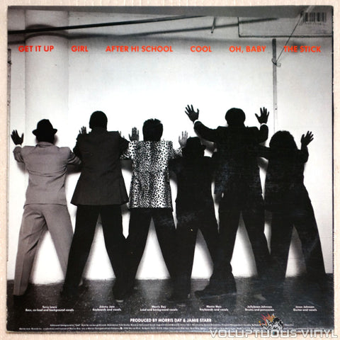The Time ‎– The Time - Vinyl Record - Back Cover