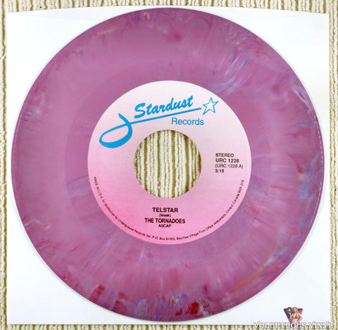 The Tornadoes / Eddie Heywood – Telstar / Soft Summer Breeze (?) 7" Single, Pink/Purple Marbled Vinyl