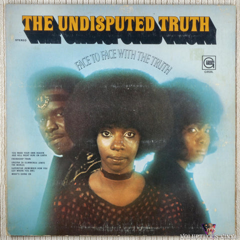 The Undisputed Truth ‎– Face To Face With The Truth vinyl record front cover