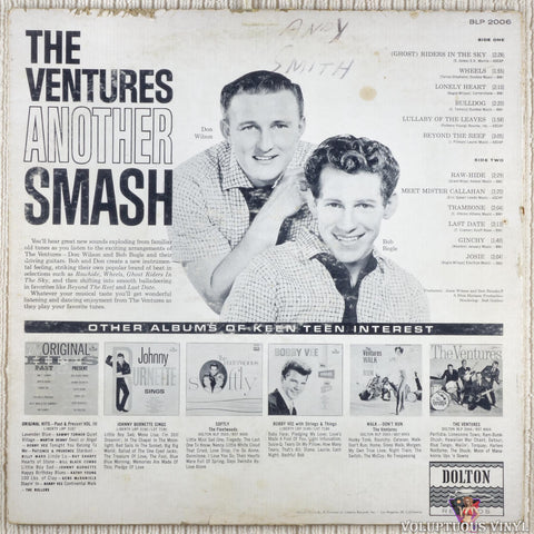 The Ventures – Another Smash vinyl record back cover