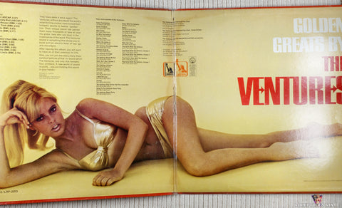 The Ventures – Golden Greats By The Ventures vinyl record inside gatefold