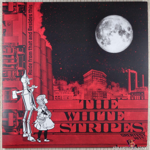 The White Stripes ‎– Aside From That And Besides This: The White Stripes Greatest Hits vinyl record front cover
